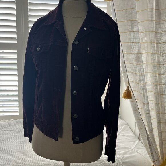 Levi's Corduroy Jacket W Sz Sm - Picture 3 of 5